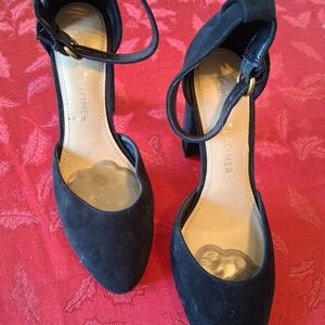 Gibson Latimer Black Suede Heels